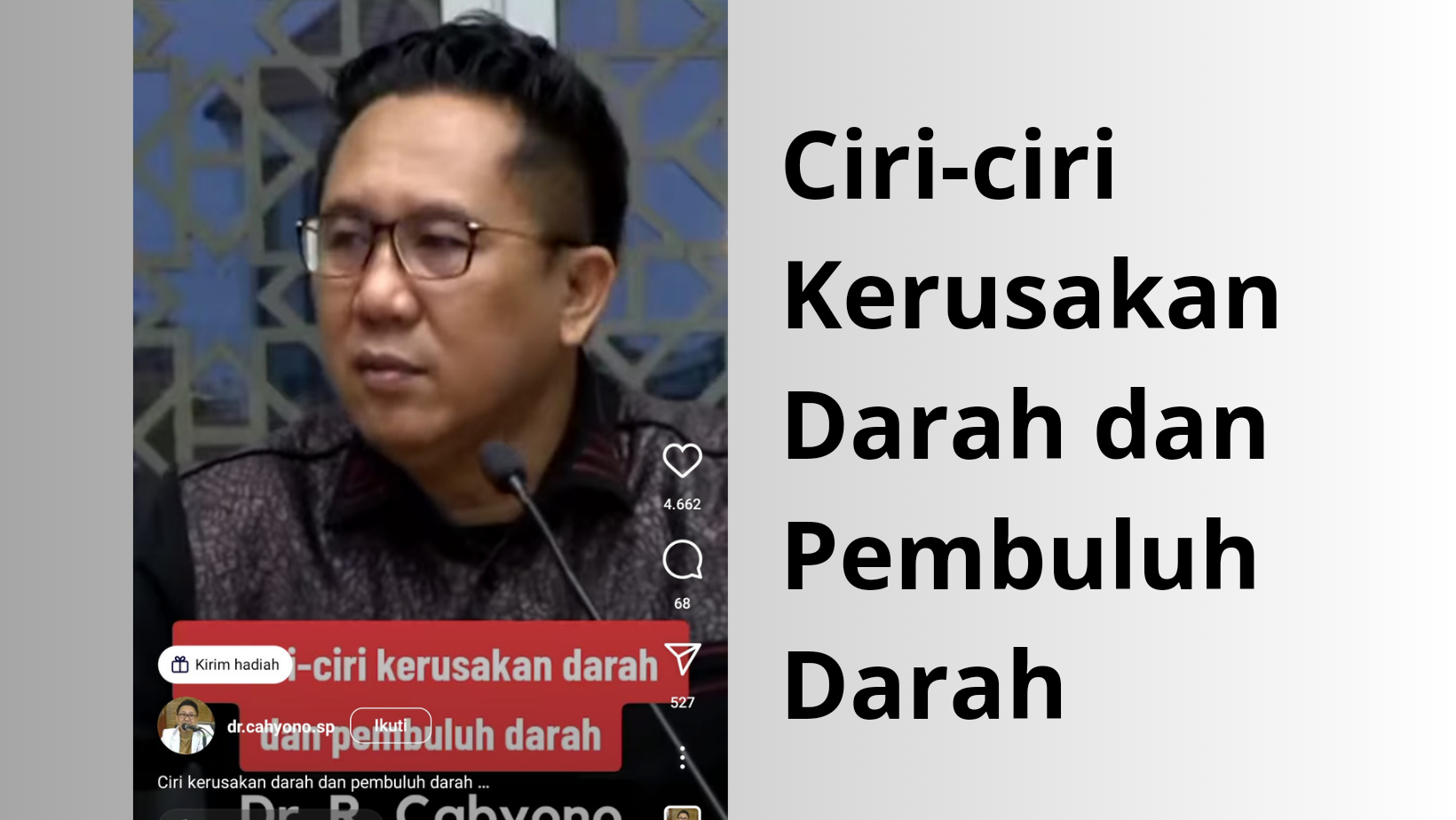 Sering Kesemutan? Hati-hati Tanda Pembuluh Darah Sudah Rusak, Ini Penjelasan dr. Cahyono