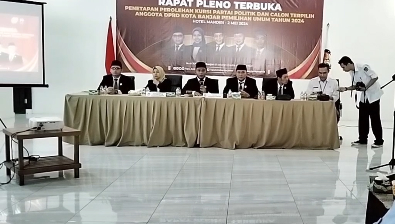 KPU Kota Banjar Tetapkan 30 Anggota DPRD Terpilih, Golkar Peraih Kursi Terbanyak 