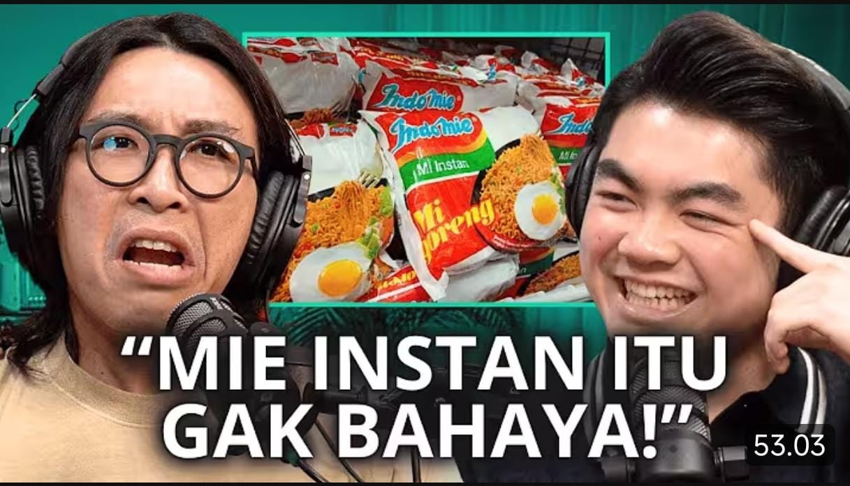 Makan Mi Instan Tiap Hari, Aman atau Berbahaya? Kata Dokter Tirta