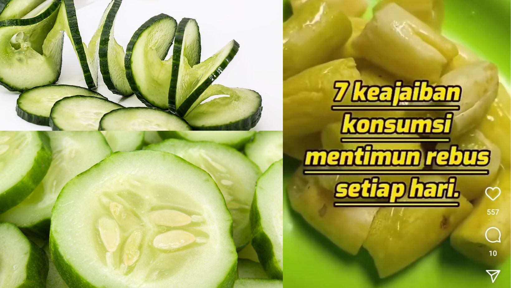 7 Keajaiban Konsumsi Mentimun Rebus Setiap Hari, Salah Satunya Dapat Turunkan Hipertensi