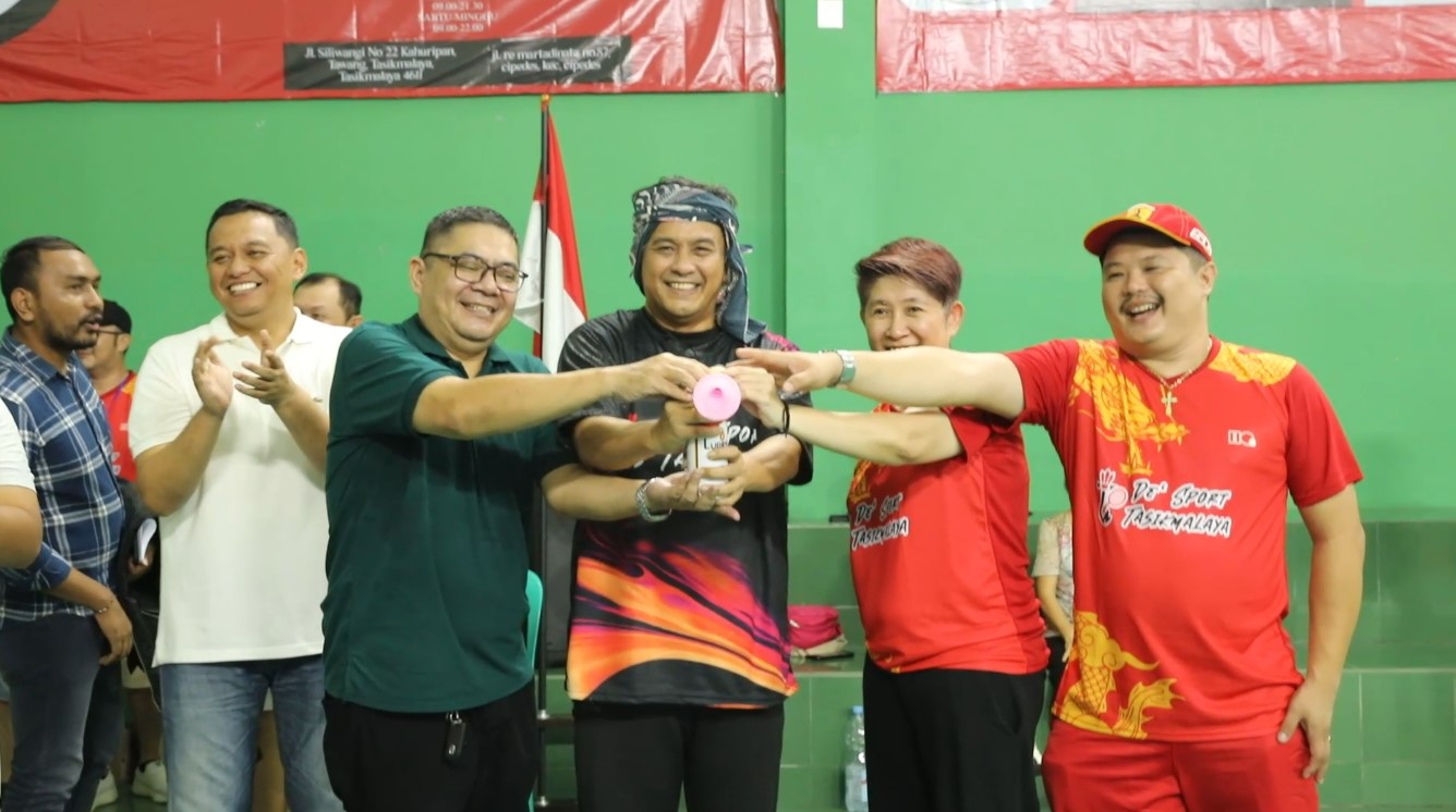 Diky Candra Buka Turnamen Bulu Tangkis Antar Gereja, Dorong Minat Masyarakat Gemar Berolahraga