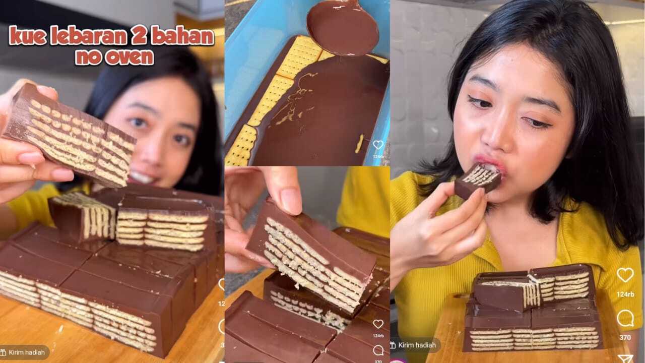 Resep Kue Lebaran Cukup 2 Bahan Aja, Cara Bikinnya Simpel Tanpa Perlu Oven, Ini Caranya