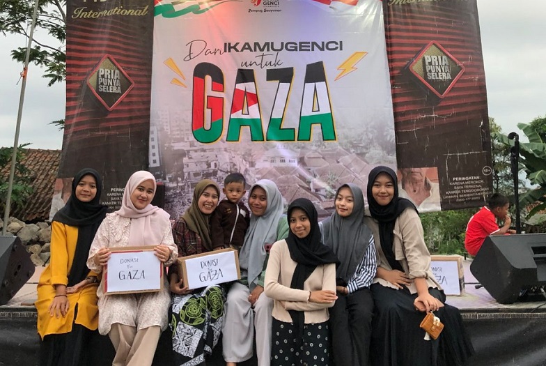 Gelar Galang Dana dan Doa Bersama, Muda-Mudi Ikamugenci Peduli Palestina