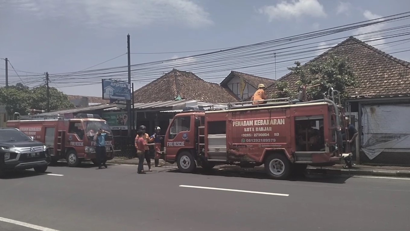 Ditinggal Pergi, Gerobak Batagor di Banjar Ludes Terbakar, Korban Merugi Rp 6 juta