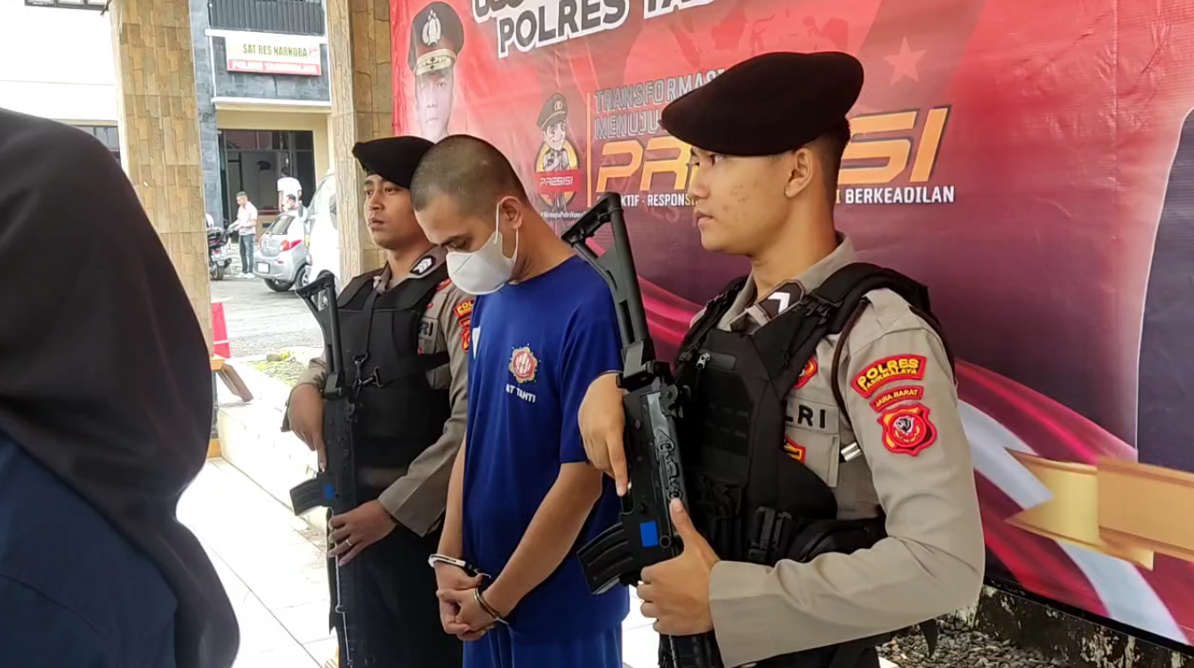 Polres Tasikmalaya Tangkap Pengedar Sabu Modus Tempel, Gunakan Sistem Peta Lokasi, Hindari Kontak Langsung