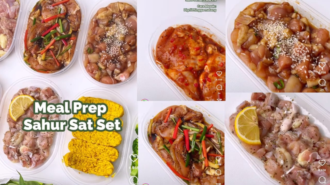 Rahasia Meal Prep Sat-Set untuk Menu Sahur dan Berbuka Lebih Praktis, Dijamin Nafsu Makan Semakin Meningkat