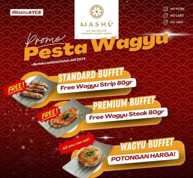 Promo Pesta Wagyu All You Can Eat Spesial Bulan Juli, Lokasinya Ada di Tasikmalaya Loh... Yuk Kepoin!