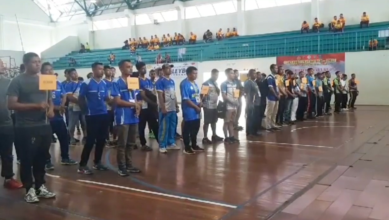  Jalin Sinergitas Lintas Sektoral Melalui Turnamen Bola Voli Kapolres Banjar Cup