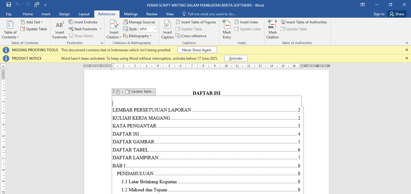 Bingung Membuat Daftar Isi? Ikuti Cara Otomatis di Microsoft Word Ini!