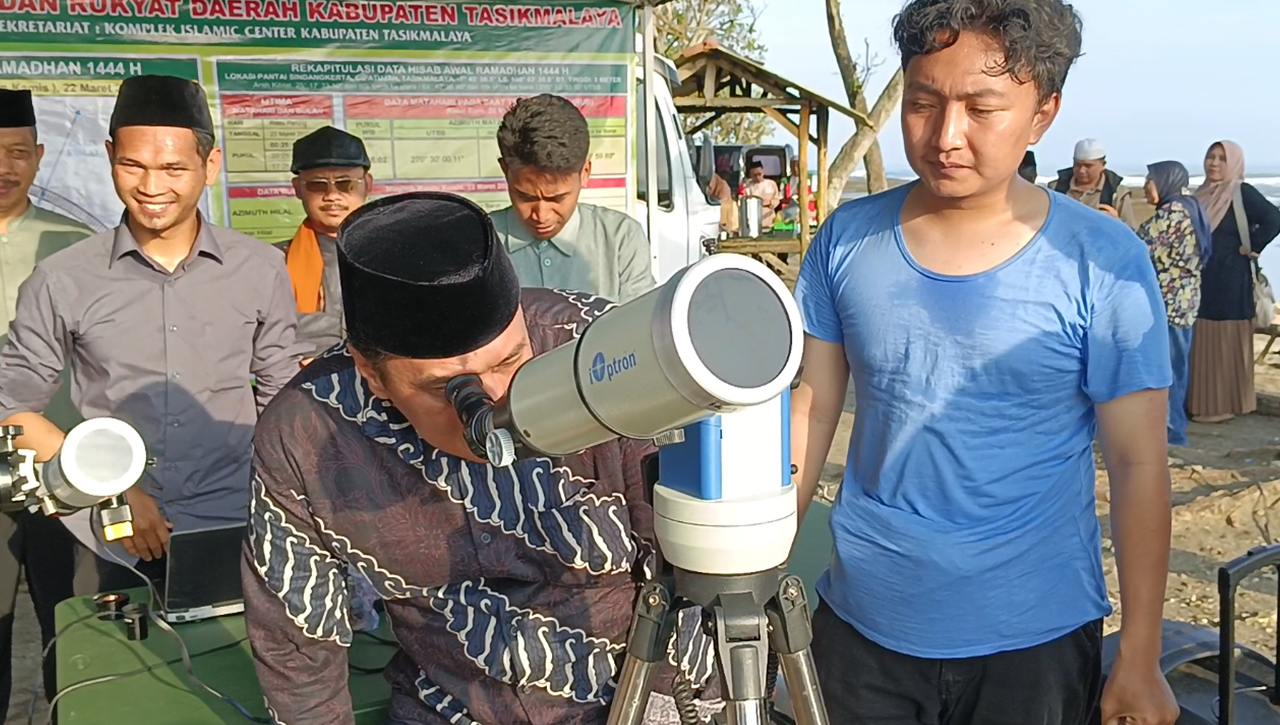 Kemenag Tasikmalaya Pantau Hilal Di Selatan, Lokasi Pantauan Berada Di Pantai Sindangkerta