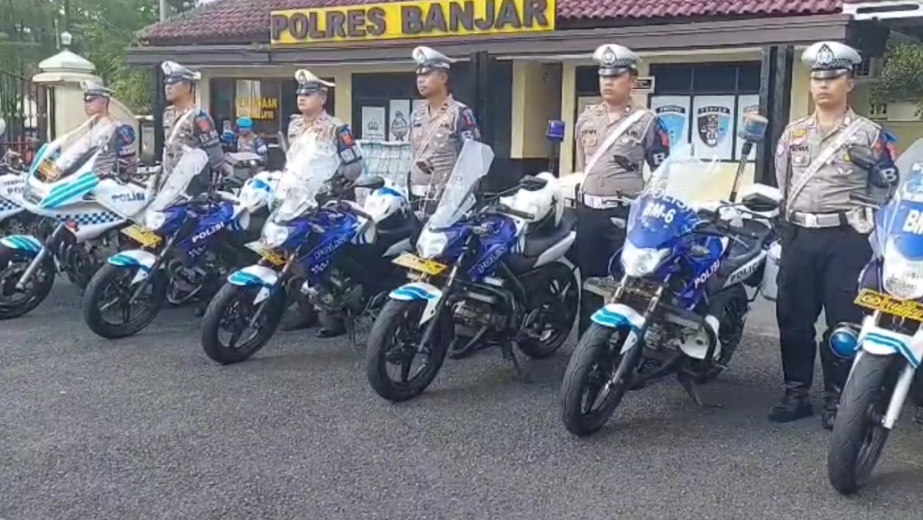 Polres Banjar Gelar Operasi Zebra Lodaya 2025, Pengemudi Diimbau Utamakan Pejalan Kaki Saat Menyebrang