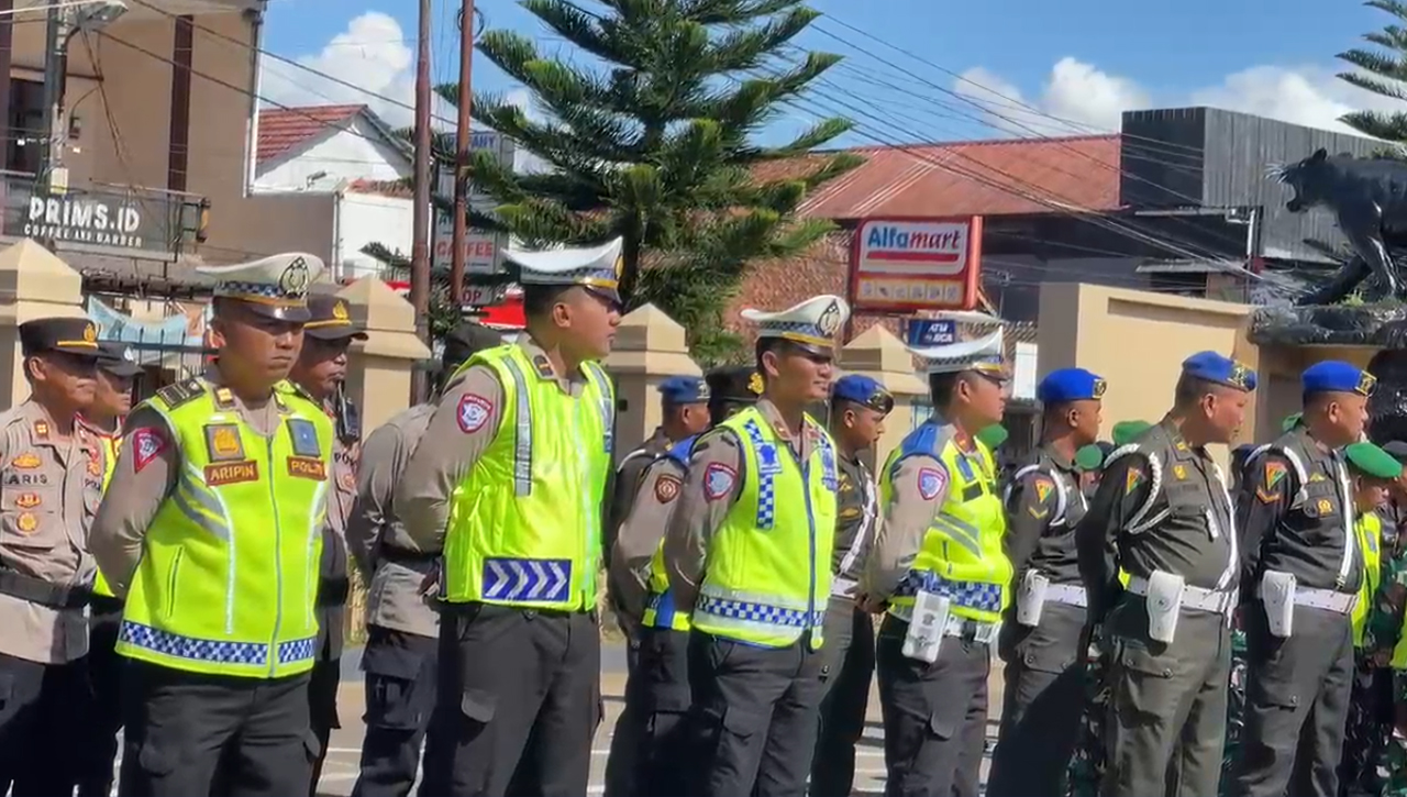 Ribuan Personel Siap Amankan PSU di Kabupaten Tasikmalaya, Aparat Jamin PSU Berjalan Kondusif