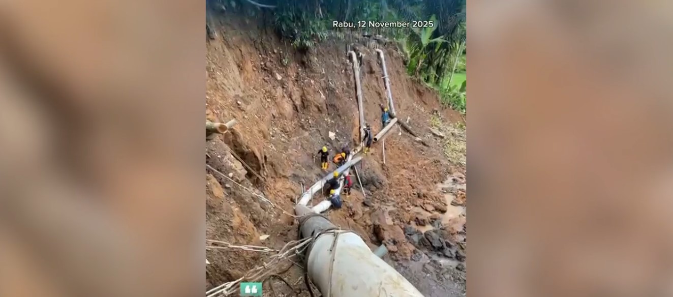 Putus Akibat Longsor, Perbaikan Pipa PDAM Tirta Sukapura Rampung, 24 Ribu Pelanggan Siap Kembali Dialiri Air 