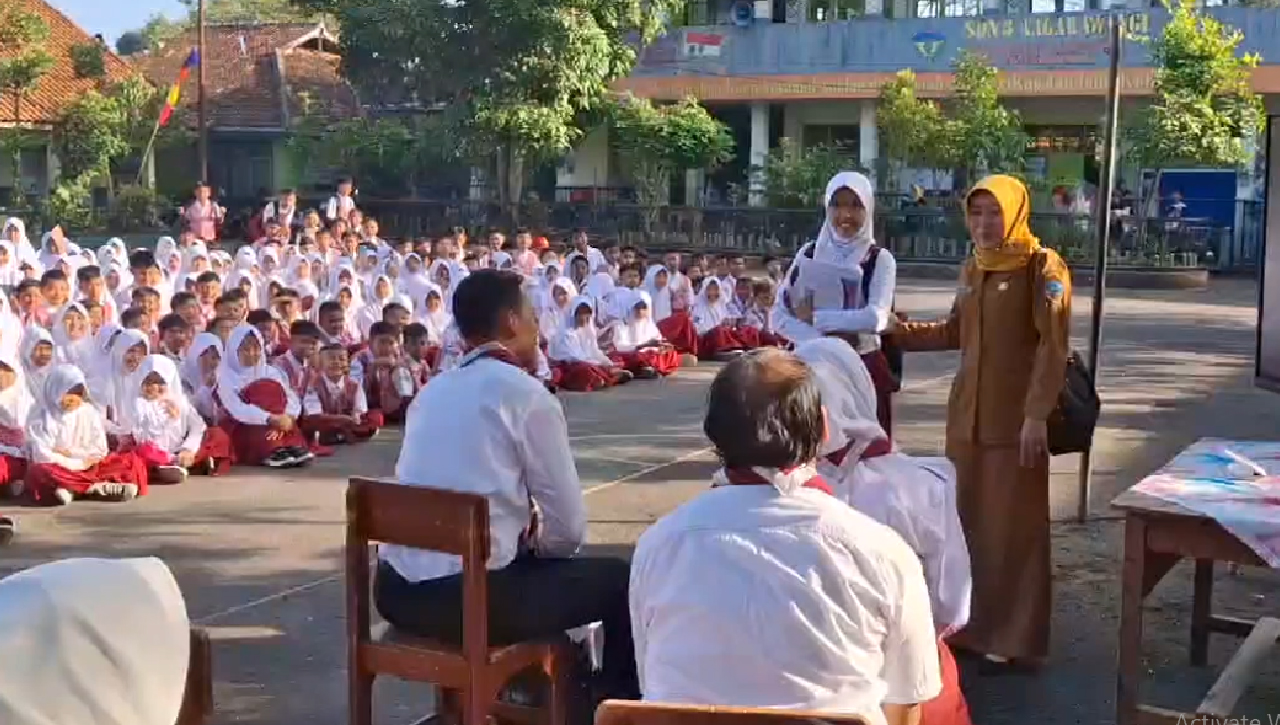 MPLS di SDN 1 Nagarawangi Sosialisasikan Anti Bullying Lewat Lewat Drama Musikal