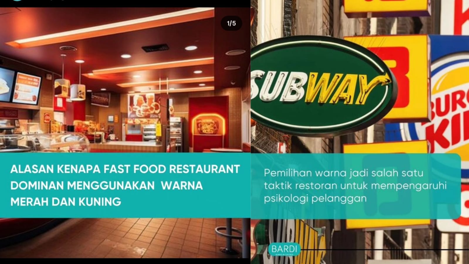 Penyuka Fast Food Wajib Tahu, Ini Alasan Kenapa Restoran Fast Food Dominan Menggunakan Warna Merah, Yuk Simak