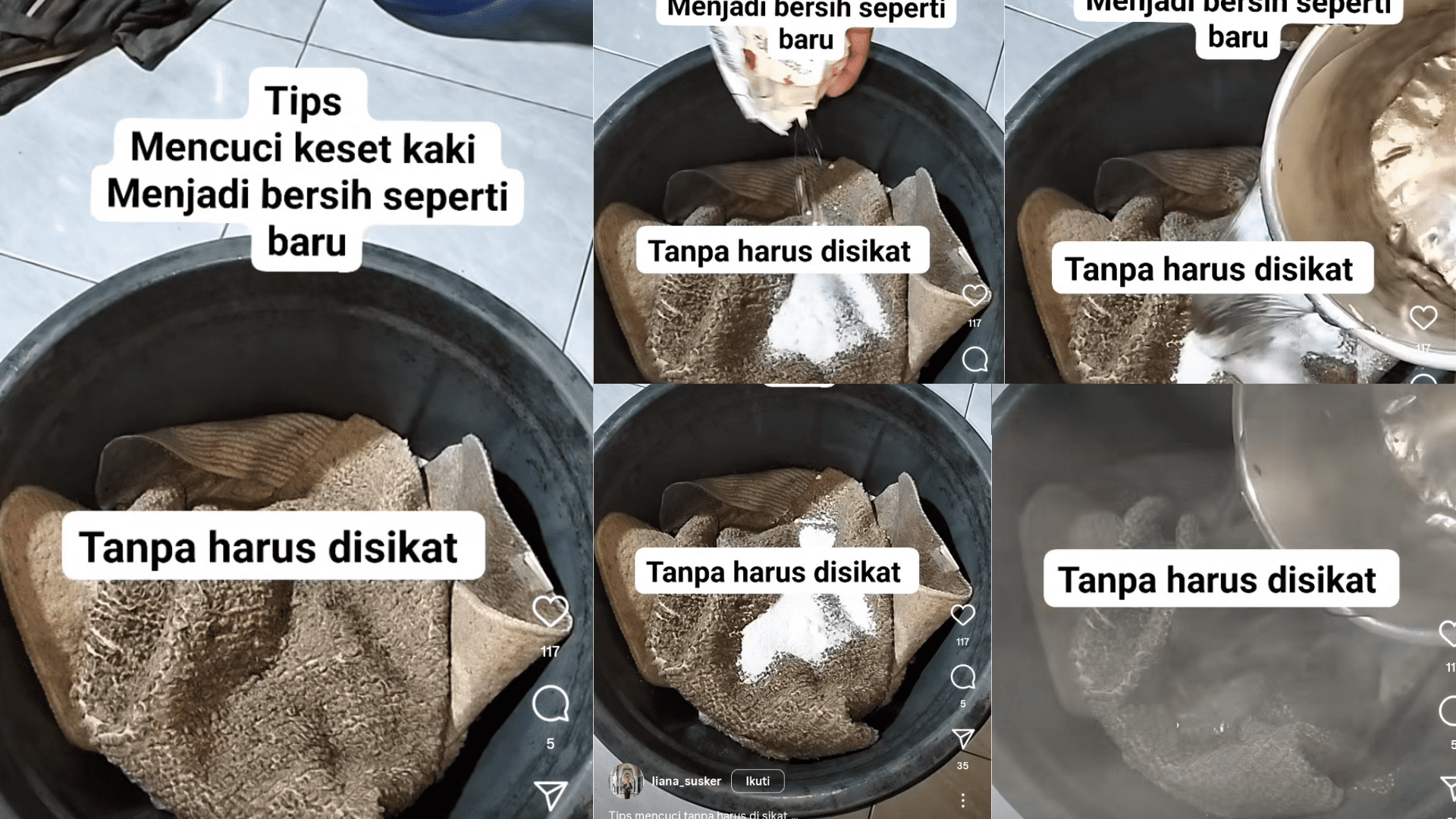 Tips Mencuci Keset Dekil Jadi Seperti Baru, Cukup Pakai Bahan Ini Keset Dekil Jadi Seperti Baru