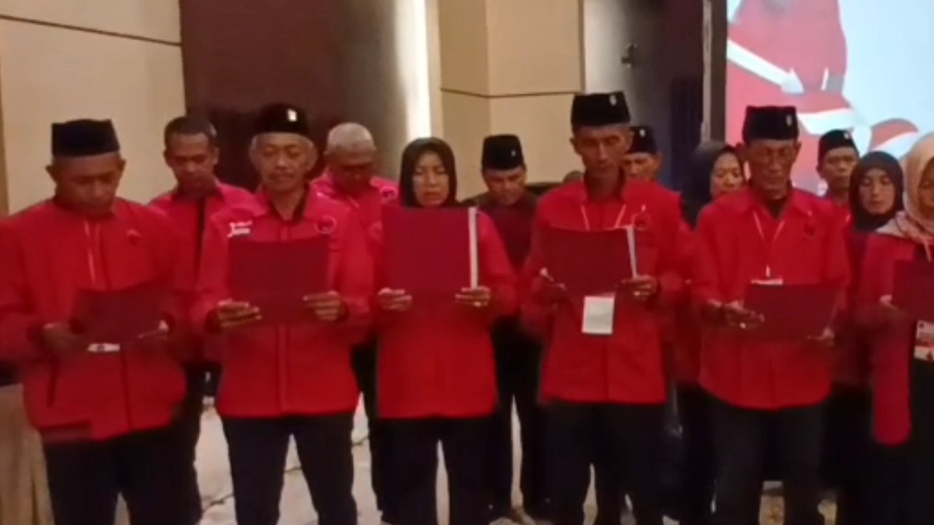 Nana Suryana Kembali Pimpin DPC PDIP Banjar, Siap Emban Amanah Besarkan Partai