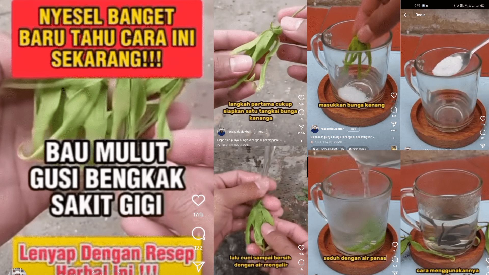 Nyesel Baru Tahu Cara Ini, Bau Mulut, Gusi Bengkak dan Sakit Gigi Lenyap dengan Satu Obat Herbal Ini