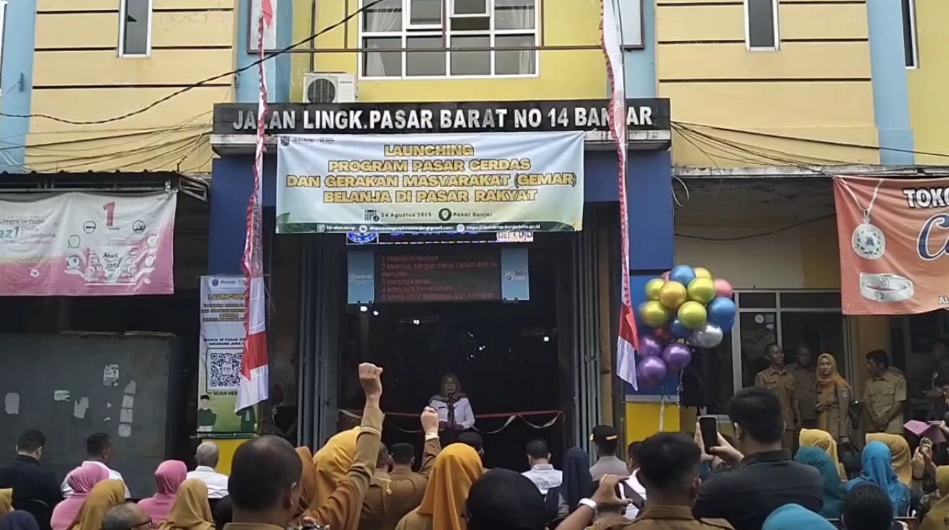 Pemkot Banjar Launching Pasar Cerdas, Tapi Pedagang Pilih Jualan Offline, Ini Alasannya...