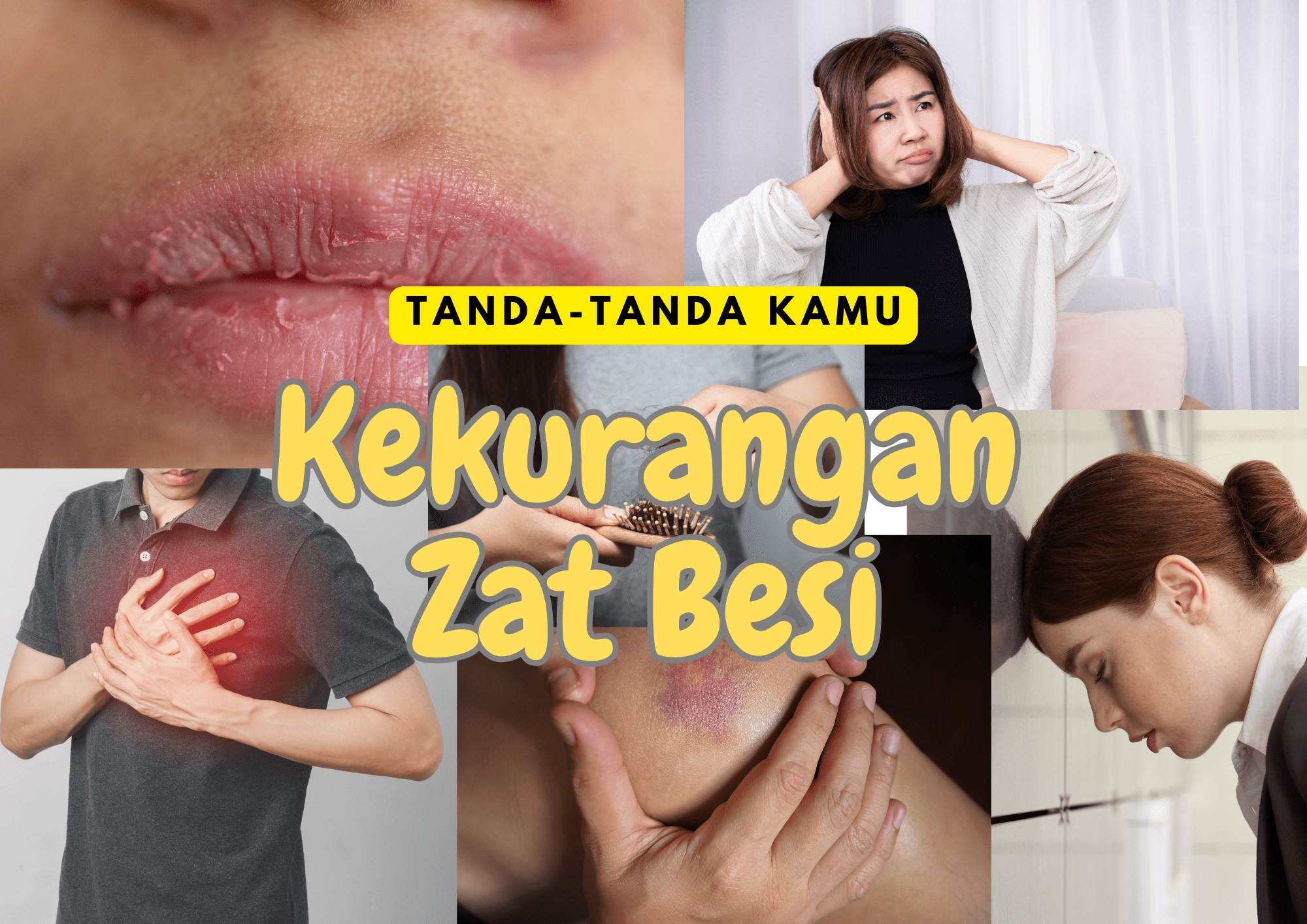 Kenali Tanda-Tanda Kamu Kekurangan Zat Besi, Begini Cara Mengatasinya!