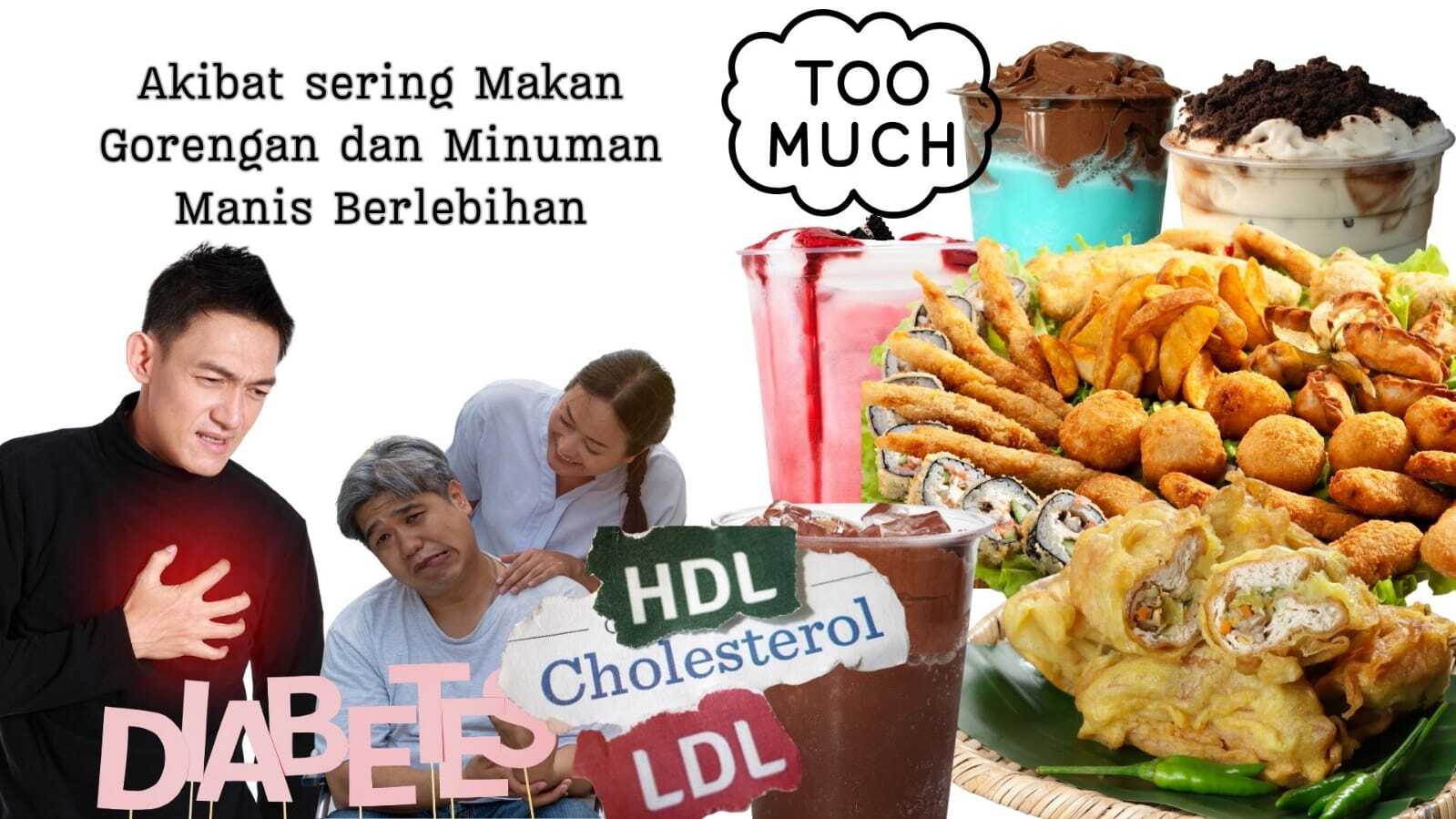 Ini yang Akan Terjadi Pada Pembuluh Darah Jika Terlalu Banyak Makan Gorengan dan Minuman Manis, Yuk Simak