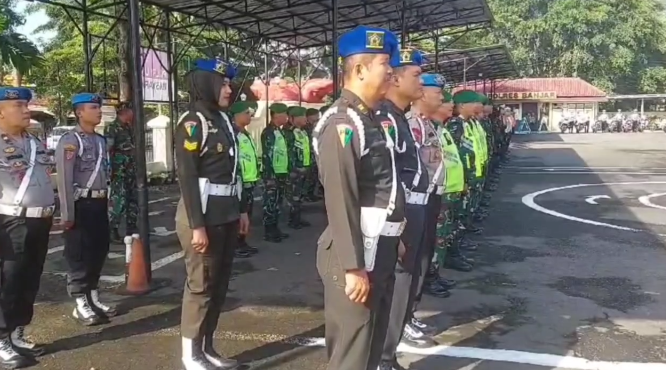 Polres Banjar Bangun Sinergi Selama Mudik Lebaran, Siaga Bencana, Peralatan Disiapkan di Pos