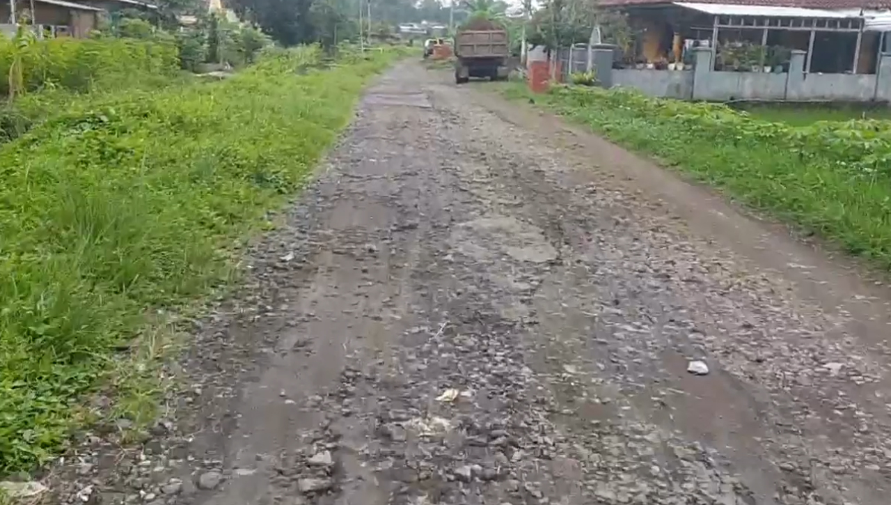 Jalan Menuju Lorong Katasik Mangkubumi Via Mangin Masih Rusak, Sekda Minta OPD Terkait Turun Tangan