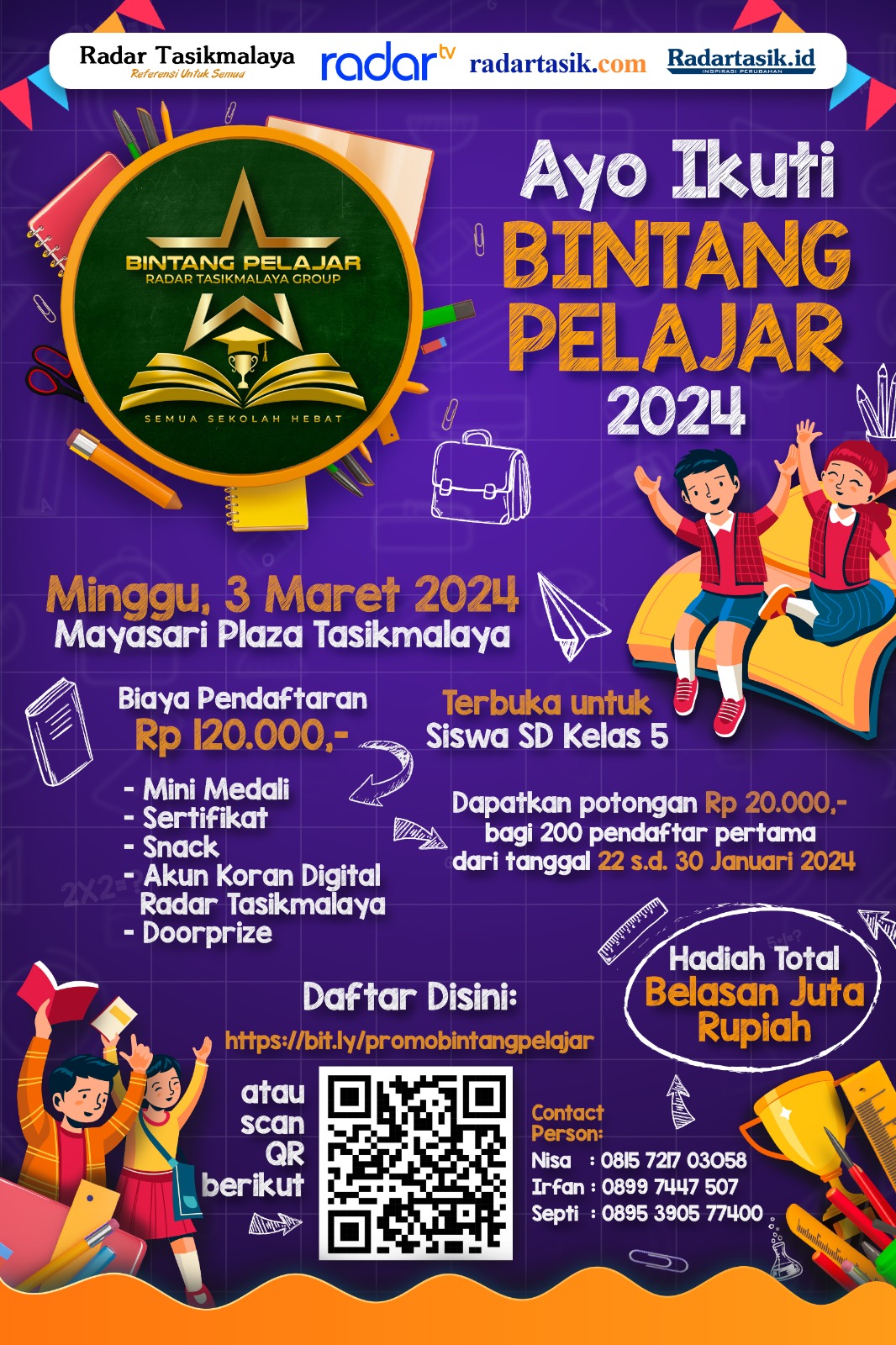 Daftar Sekarang! Ada Diskon Khusus Untuk 200 Pendaftar Pertama Bintang Pelajar 2024, Link Pendaftaran Disini