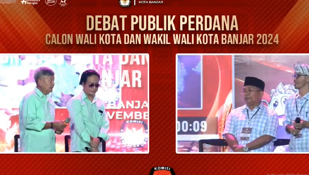 Debat Publik Perdana Pilkada 2024 Kota Banjar Sukses Digelar, Debat Kedua Bakal Digelar 20 November Mendatang