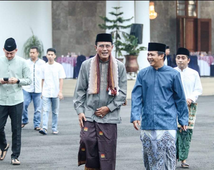 Momen Idul Fitri, Herdiat-Yana Pamitan Kepada Warga Ciamis