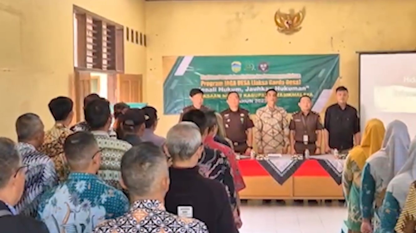 Kejari Tasikmalaya Sosialisasi Pencegahan Korupsi Dana Desa, Sasar Aparatur Kecamatan Sukaratu