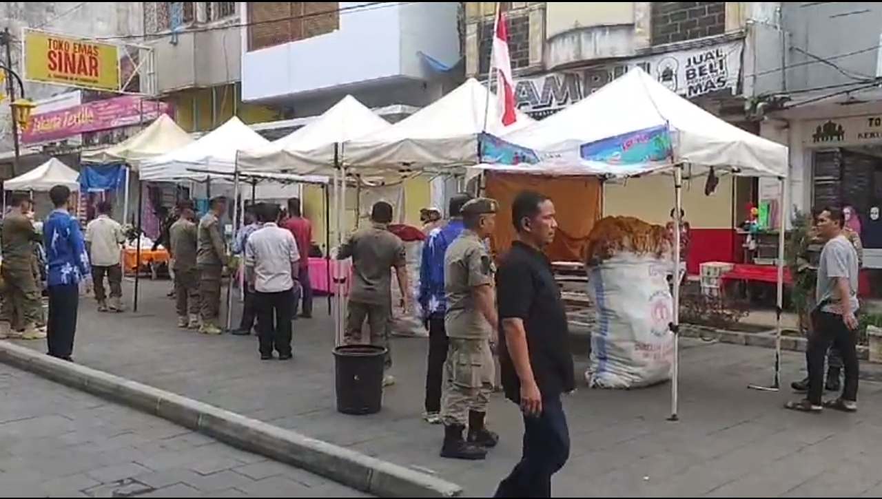 PKL Di Area Semi Pedestrian Cihideung Mulai Ditata, Pemkot Akan Pastikan Data PKL Harus Akurat