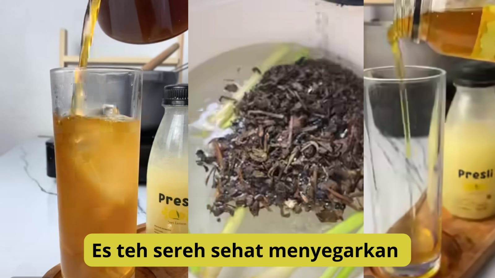 Resep Es Teh Sereh yang Sehat dan Menyegarkan, Cocok Jadi Teman Ngobrol Bareng Keluarga