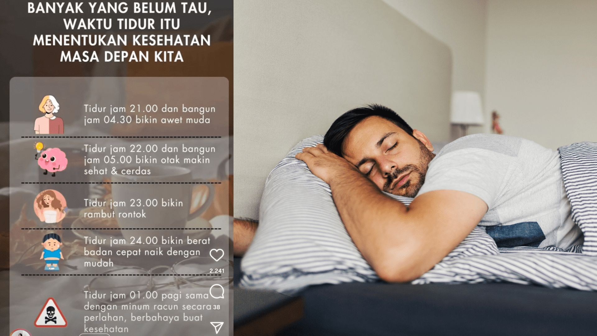 Banyak yang Belum Tahu, Ternyata Waktu Tidur Dapat Menentukan Kesehatan, Yuk Simak