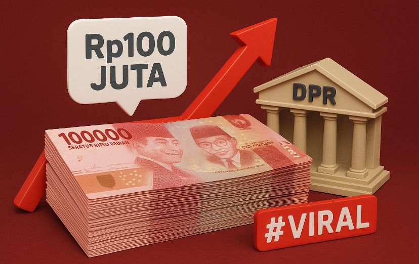 Publik Kaget: Di Tengah Efisiensi Anggaran, Gaji DPR RI Diklaim Tembus Rp100 Juta Per Bulan, ini Faktanya...
