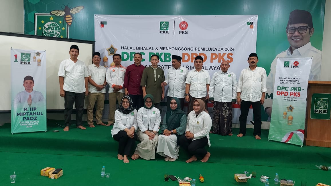 Gelar Halal Bihalal, PKB dan PKS Kabupaten Tasikmalaya Siap Lanjutkan Koalisi Perubahan di Pilkada 2024?