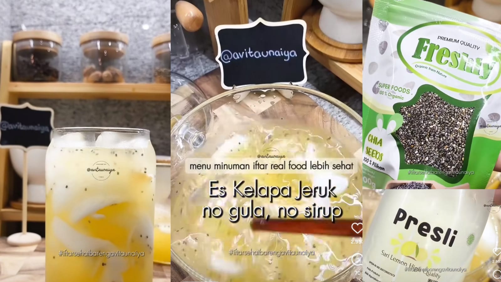 Resep Minuman Sehat Es Kelapa Jeruk Tanpa Gula dan Sirup, Cocok Jadi Minuman Pembuka Puasa Ramadhan 2024 