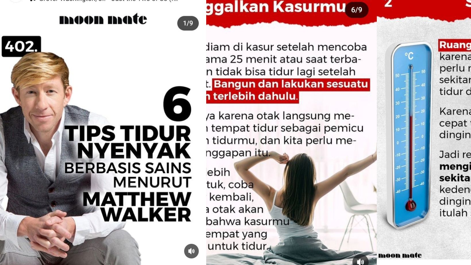 6 Tips Tidur Nyenyak Berbasis Sains Ala Metthew Walker, Hindari Beberapa Hal Ini Agar Tidur Lebih Berkualitas