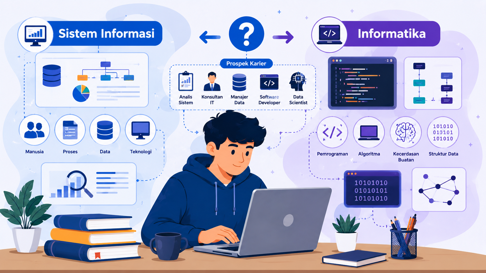 Mengenal Sistem Informasi, Apa Bedanya dengan Informatika dan Bagaimana Prospek Kariernya?
