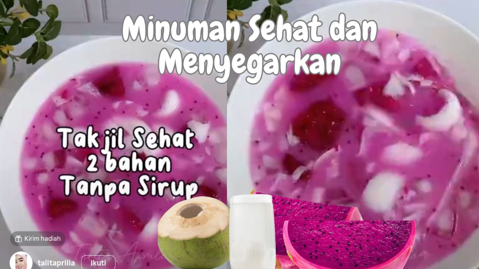 Takjil Cukup 2 Bahan Tanpa Sirup, Minuman Sehat dan Menyegarkan untuk Buka Puasa