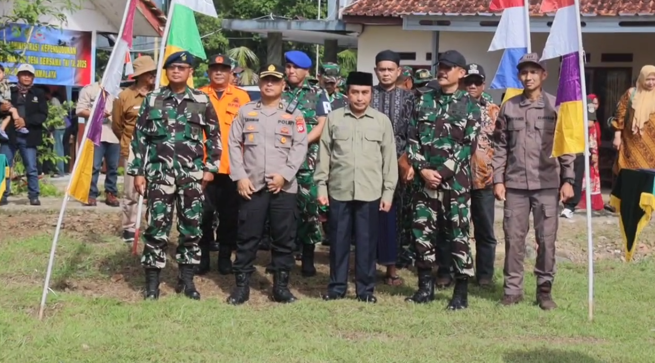 Sekda Buka Kegiatan TMMD 2025 di Karangnunggal, Tak Hanya Membangun Fisik Namun Membangun Harapan