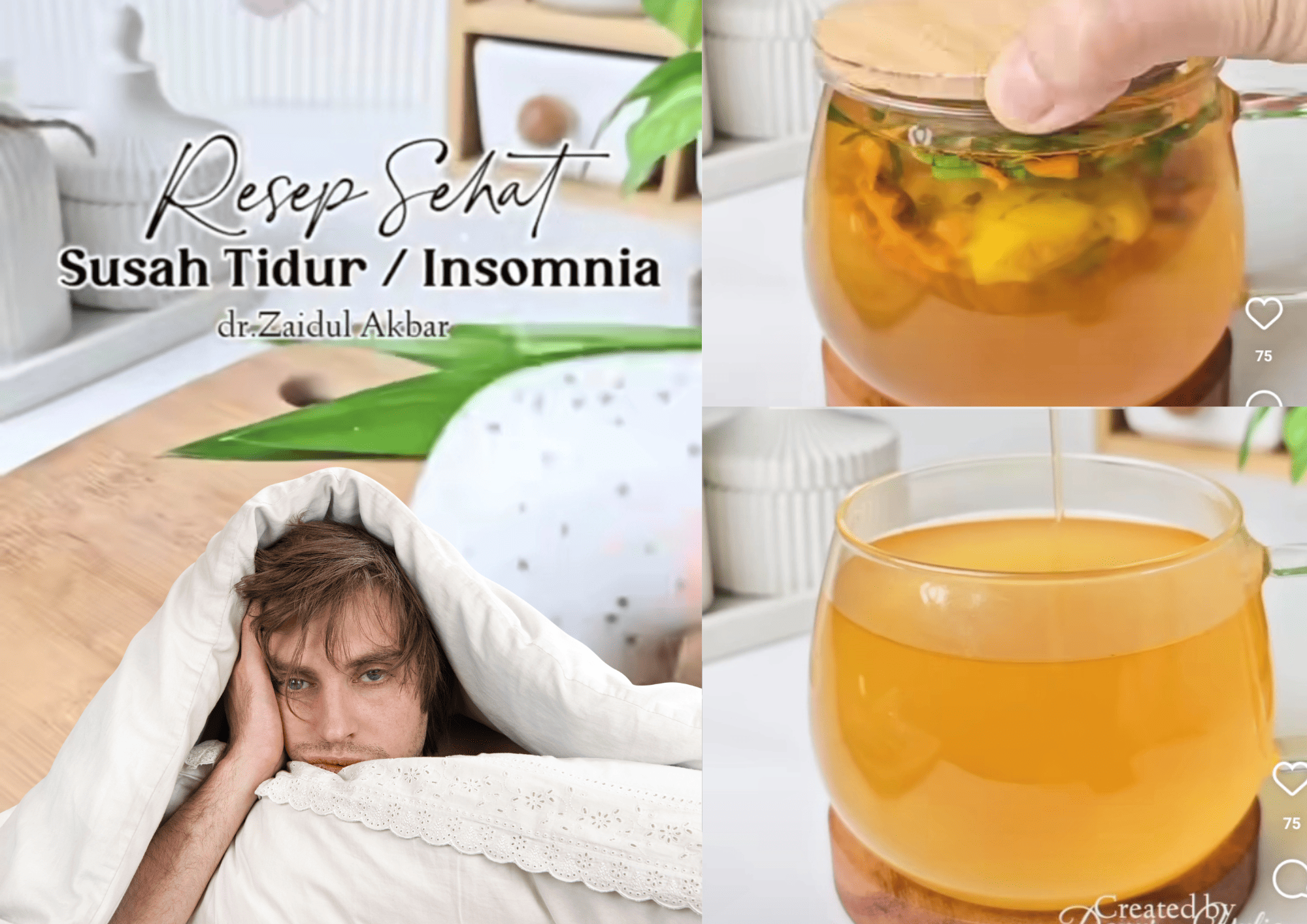 Resep Minuman untuk Mengatasi Insomnia Ala dr Zaidul Akbar, Yuk Cukupi Kebutuhan Tidurmu 