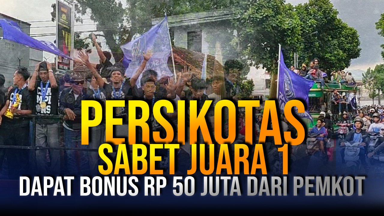 Persikotas Dapat Bonus Rp 50 Juta Dari Pemkot, Pemain Berstatus Mahasiswa Gratis UKT