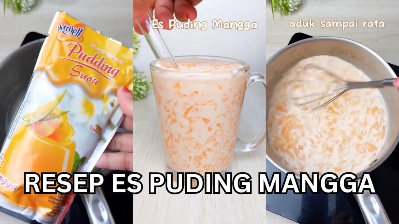 Resep Es Puding Mangga Tanpa Tambahan Gula, Bahannya Gampang di Dapat Dijamin Bikin Ketagihan