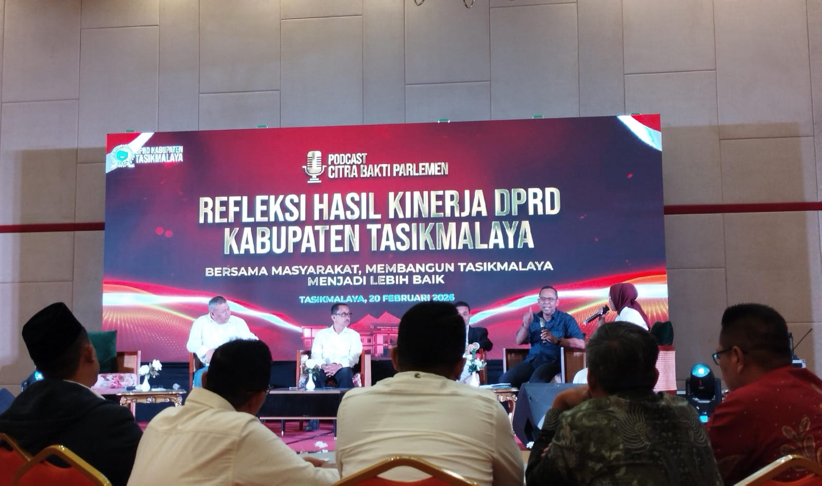 DPRD Kabupaten Tasikmalaya Gelar Talkshow Refleksi Kinerja Bersama Pemerintah Daerah