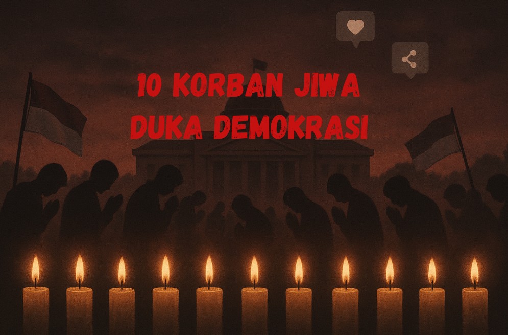 Duka Demokrasi Indonesia: Daftar 10 Nama Korban Jiwa Aksi Demonstrasi Agustus 2025 Viral di Media Sosial