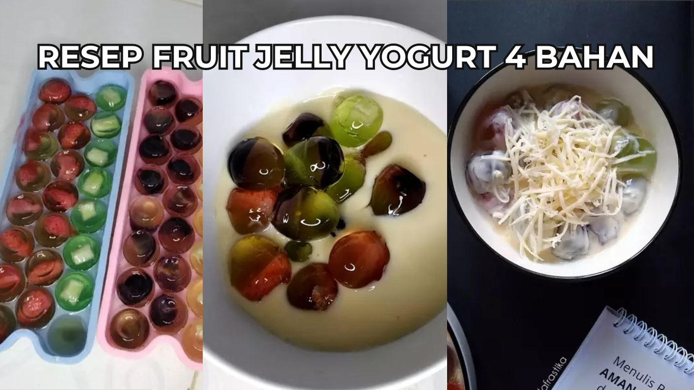 Hai Kids, Yuk Suruh Bunda Bikin Fruit Jelly Yogurt Manis dan Menyegarkan, Caranya Cukup Siapkan 4 Bahan Ini