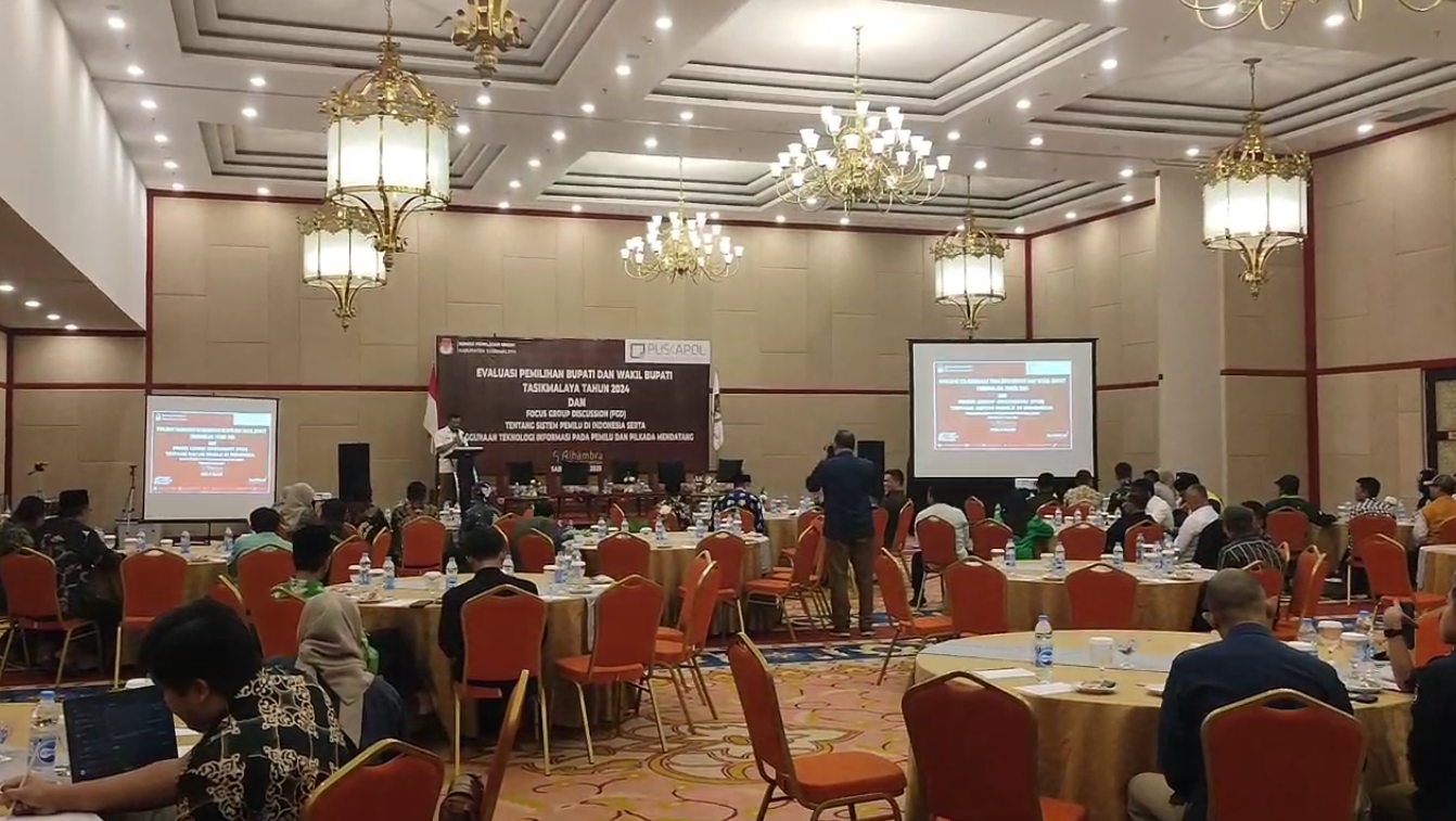 Wakil Bupati Tasik Soroti Merosotnya Tingkat Partisipasi Pemilih, Disampaikan Saat Kegiatan Evaluasi Pilkada