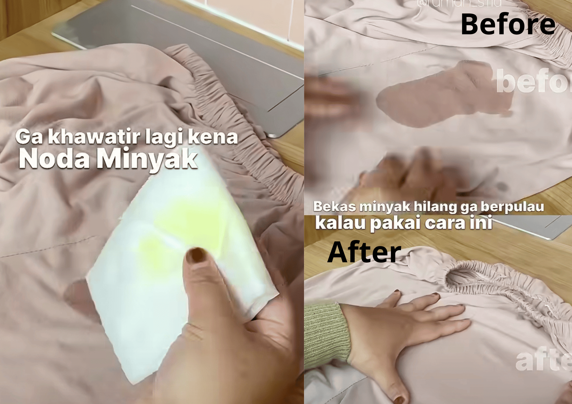 Tak Perlu Khawatir Lagi, Begini Cara Mengatasi Noda Minyak Hanya dengan 2 Bahan Saja, Bersih Seperti Semula