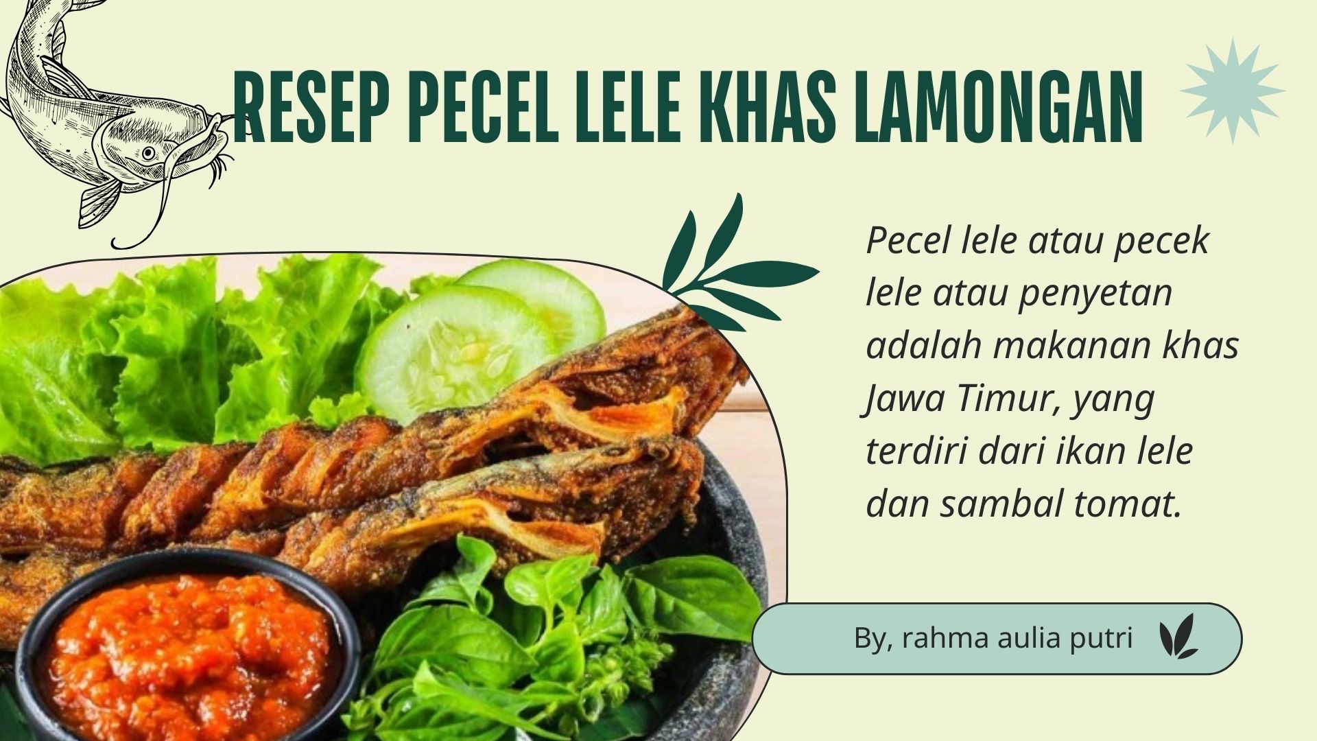 Rahasia Resep Pecel Lele Lamongan Super Gurih, Ternyata Bahan-Bahannya Rederhana dan Bisa Dicoba di Rumah